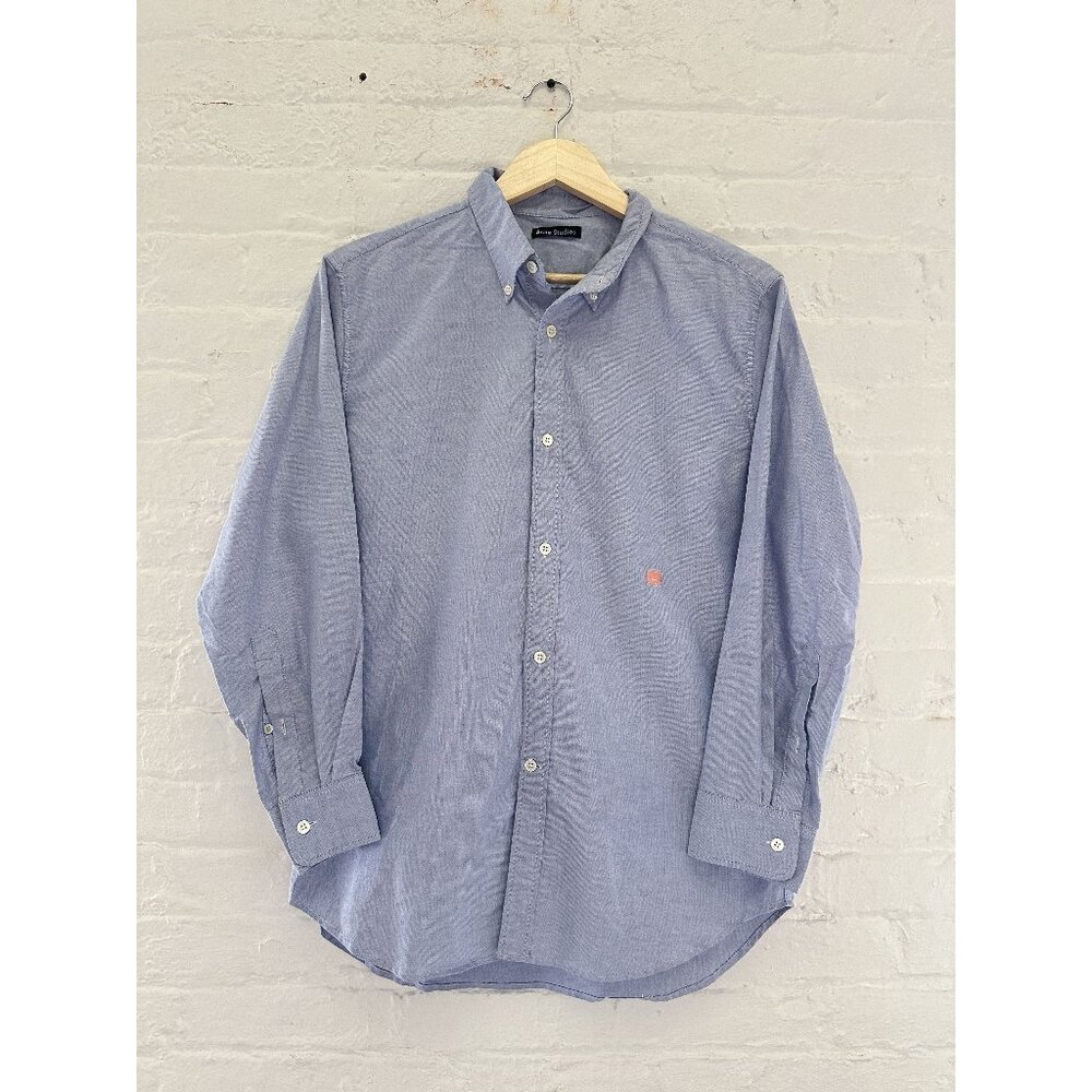 Acne Studios Face Logo Button Up Shirt